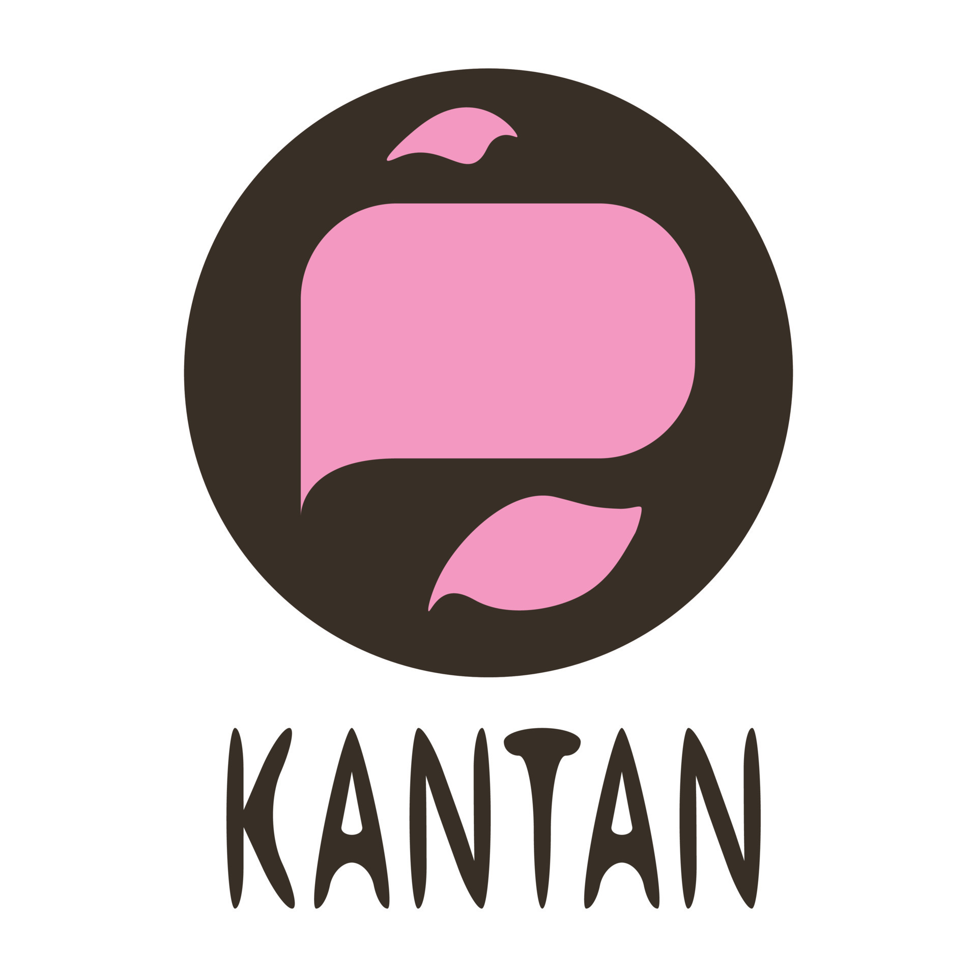 Japanese language school logo design. Educational and learning theme