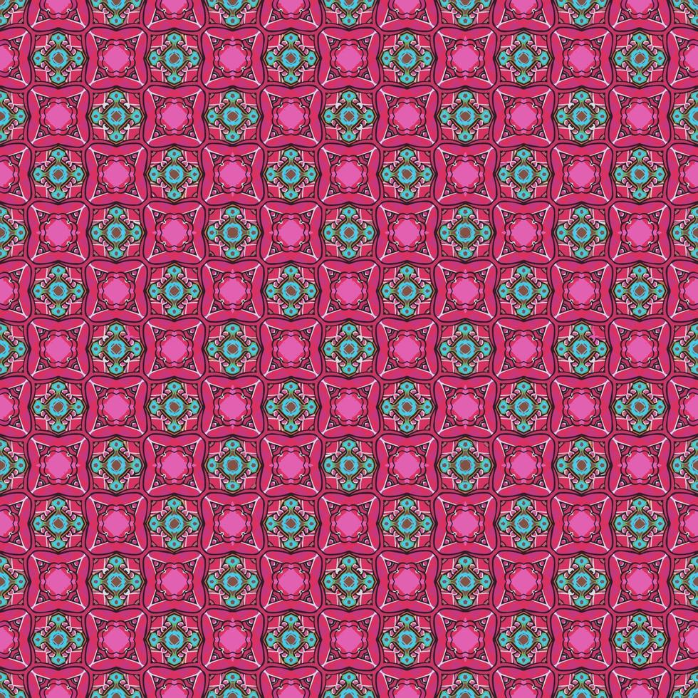 Multi color seamless pattern texture and template. Multicolored. Colorful ornamental graphic design. Colored mosaic ornaments. Vector illustration.