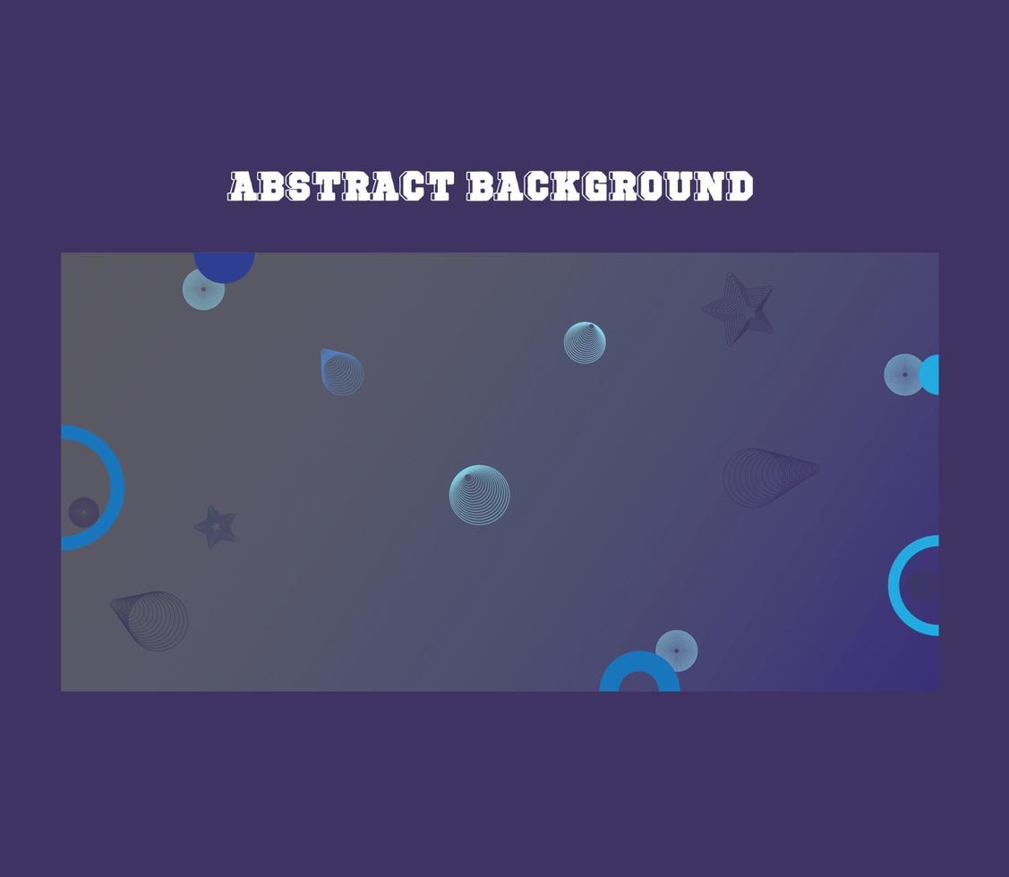 Abstract geometric background with shapes vector