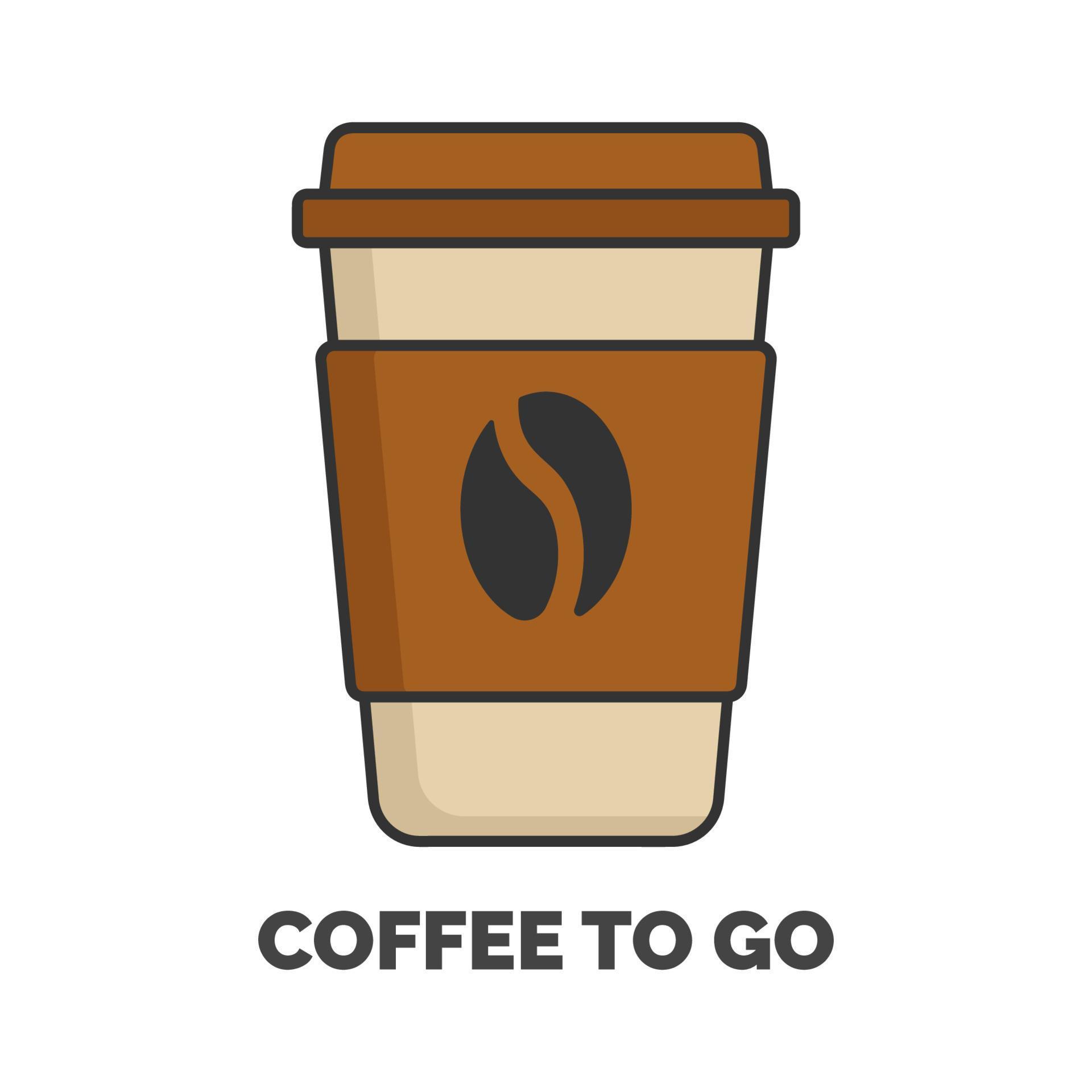 Coffee To Go In Der Nähe Coffee To Go outline icon. Color simple element from Coffee collection
