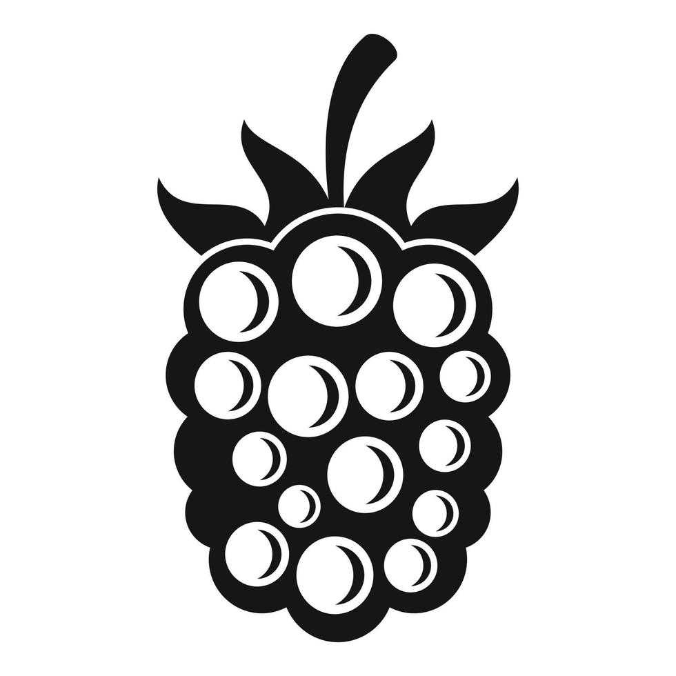 Blackberry product icon, simple style vector