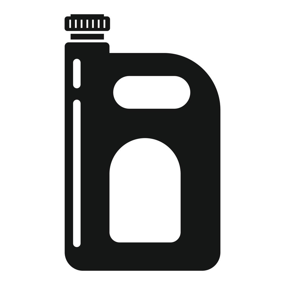 Cleaner canister icon, simple style vector