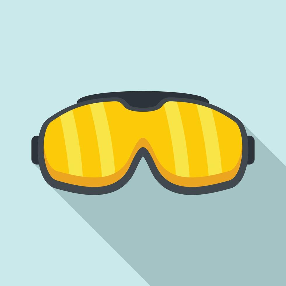 Uv protection sunglasses icon, flat style vector