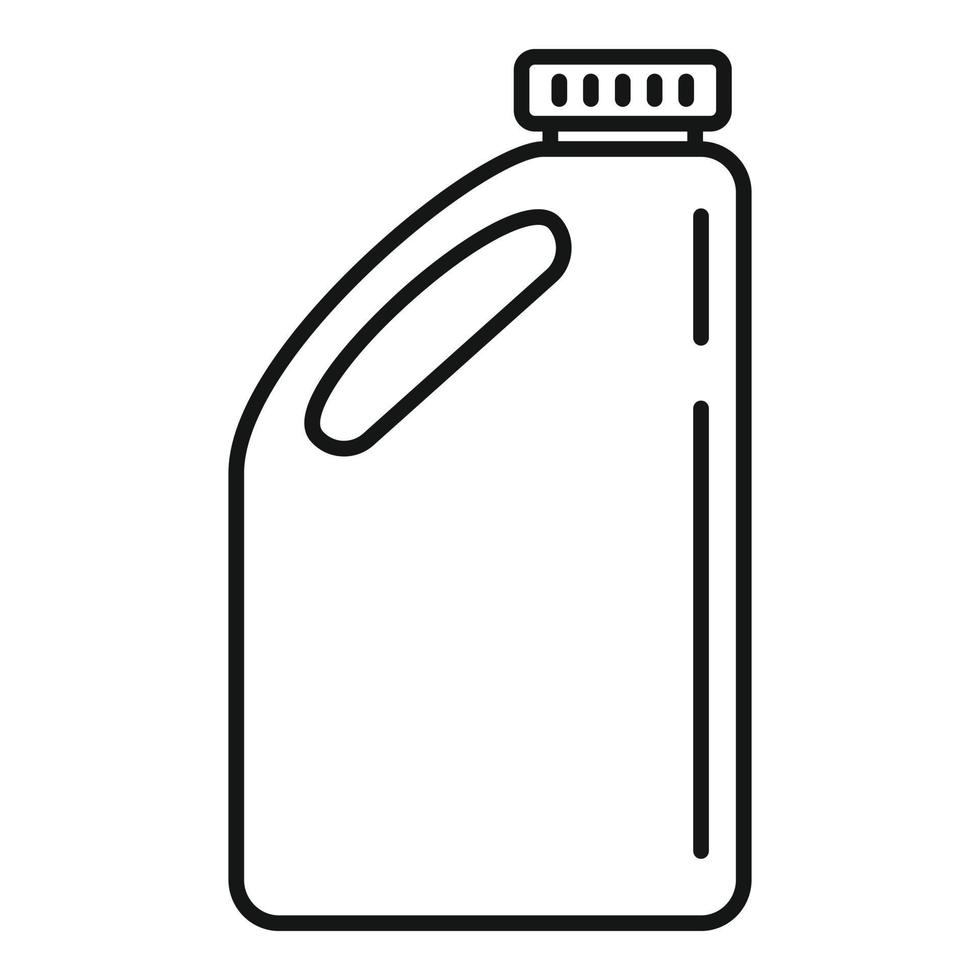 Cleaner canister icon, outline style vector