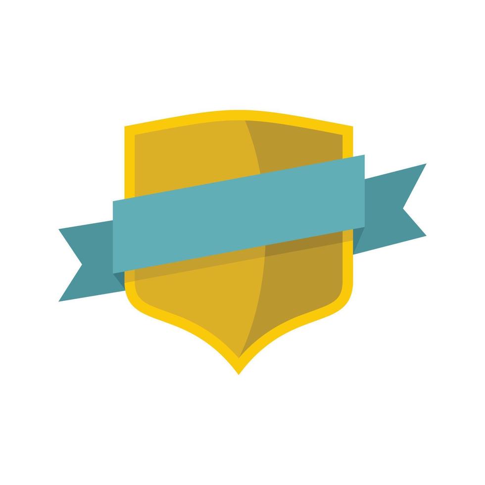 Badge icon, flat style vector