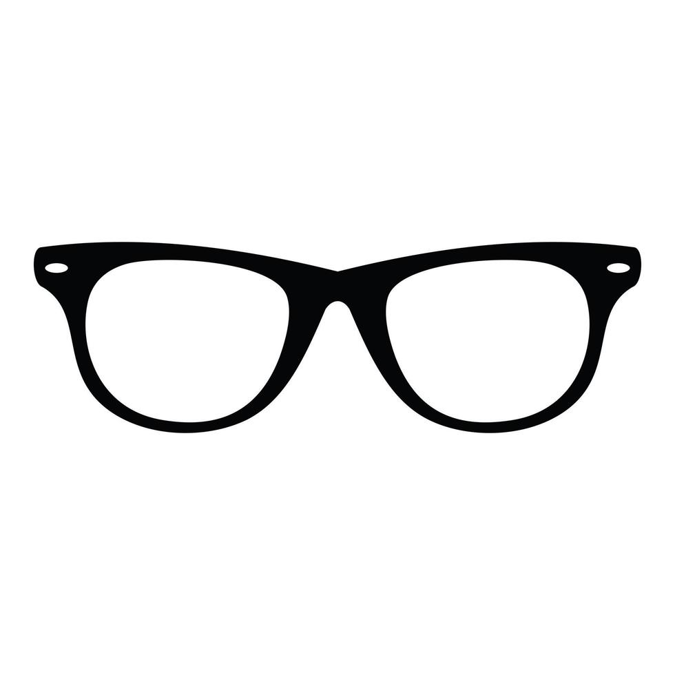 icono de gafas de hombre, estilo simple. vector
