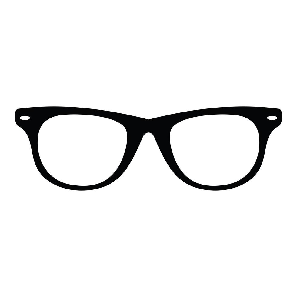 Man glasses icon, simple style. vector