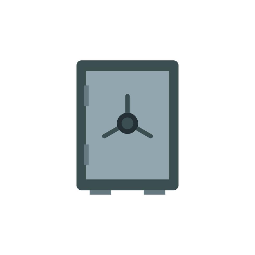 Safe icon in flat style vector