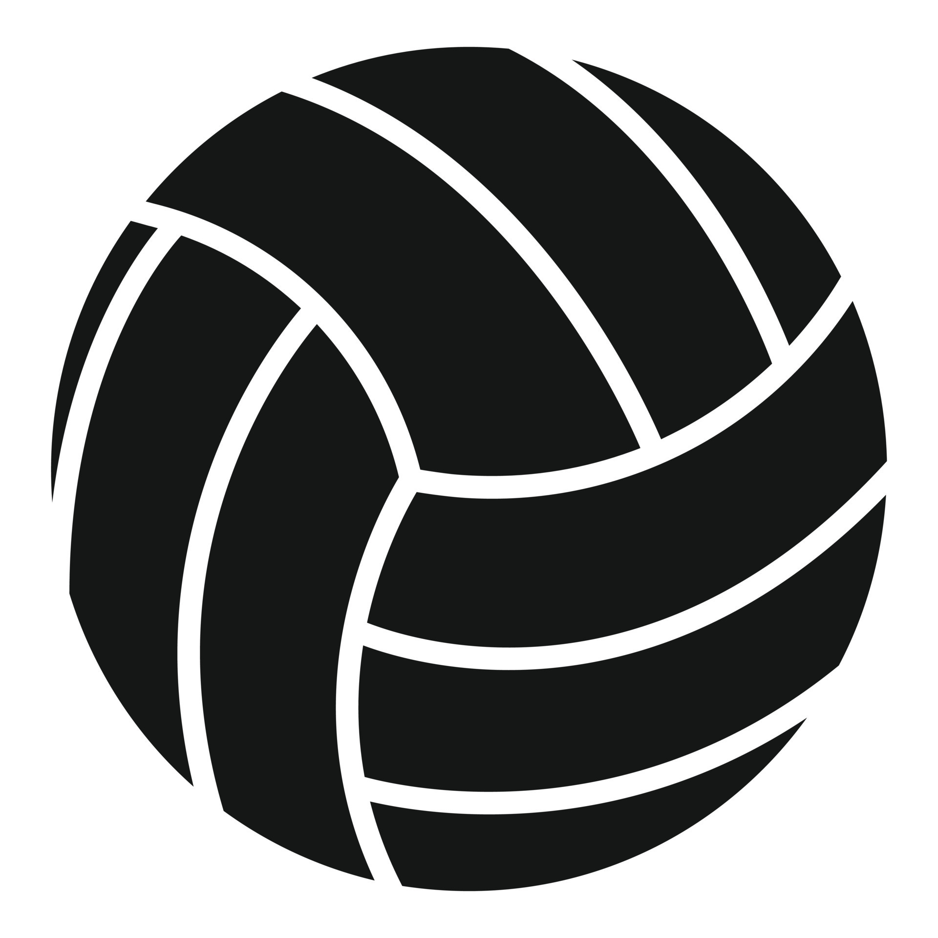 Volleyball ball icon, simple style 14496939 Vector Art at Vecteezy