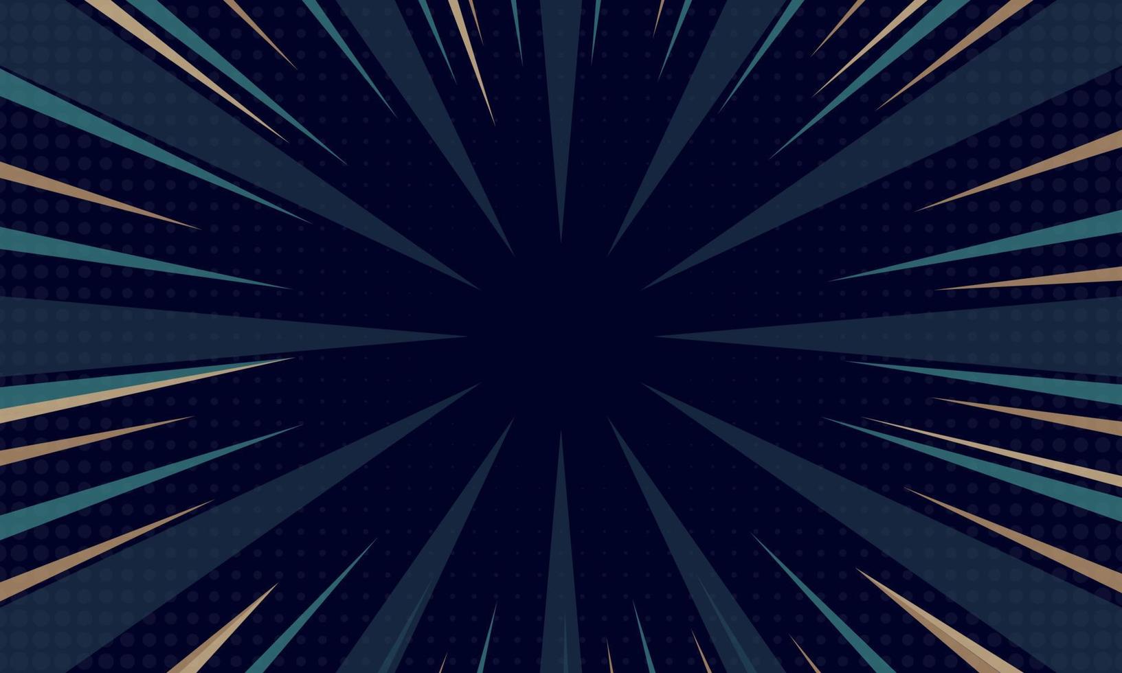 Flat design comics style background vector