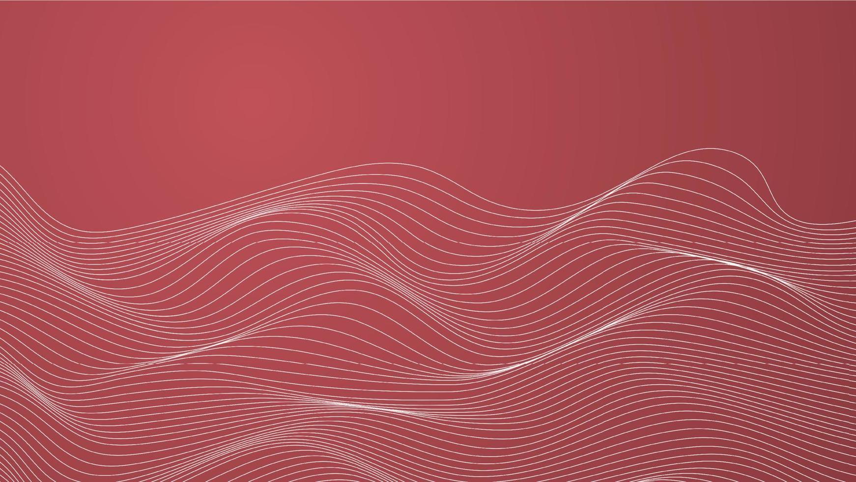 Abstract background with dynamic flowing lines vector