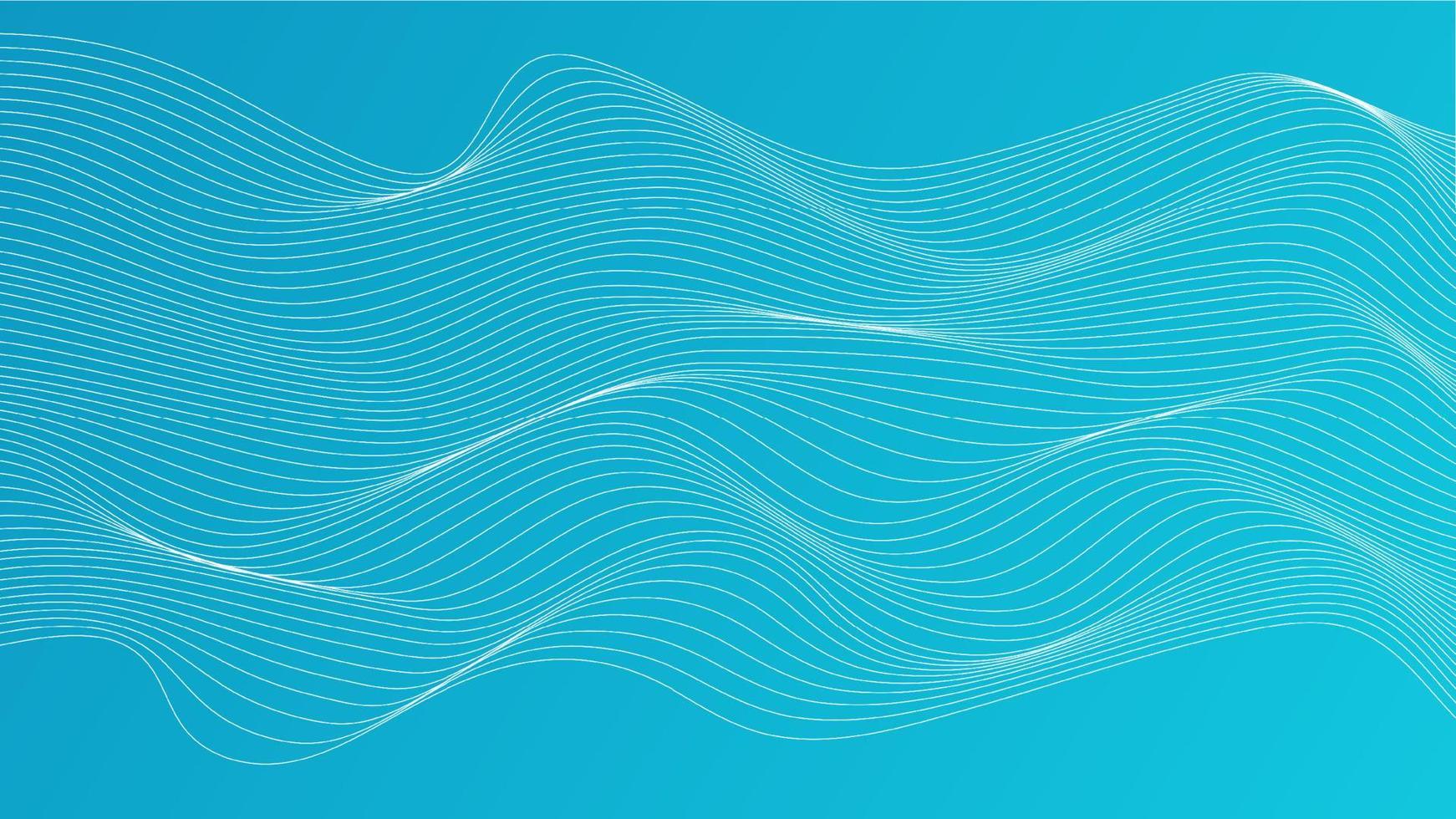 Abstract background with dynamic flowing lines vector