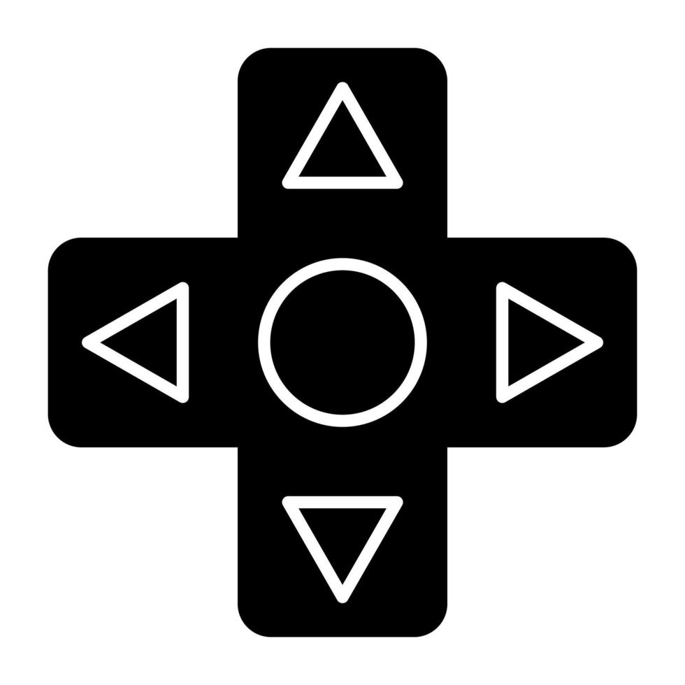 Editable design icon of control buttons vector