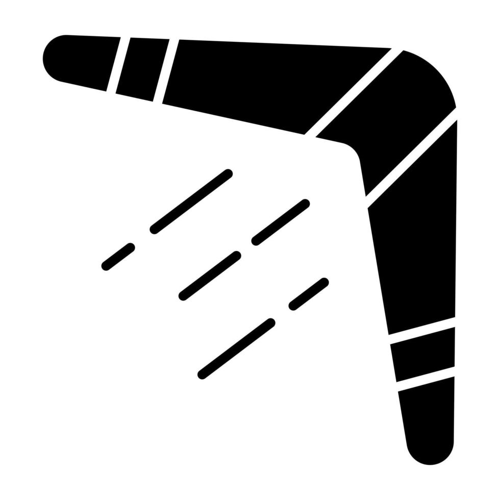 icono de diseño de moda de boomerang vector