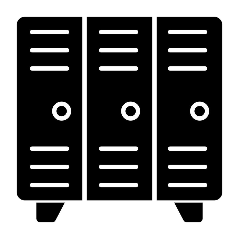 Solid Vector design of lockers