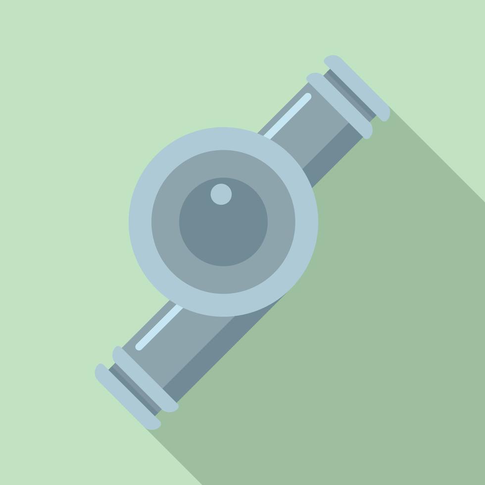Car turbine icon, flat style vector