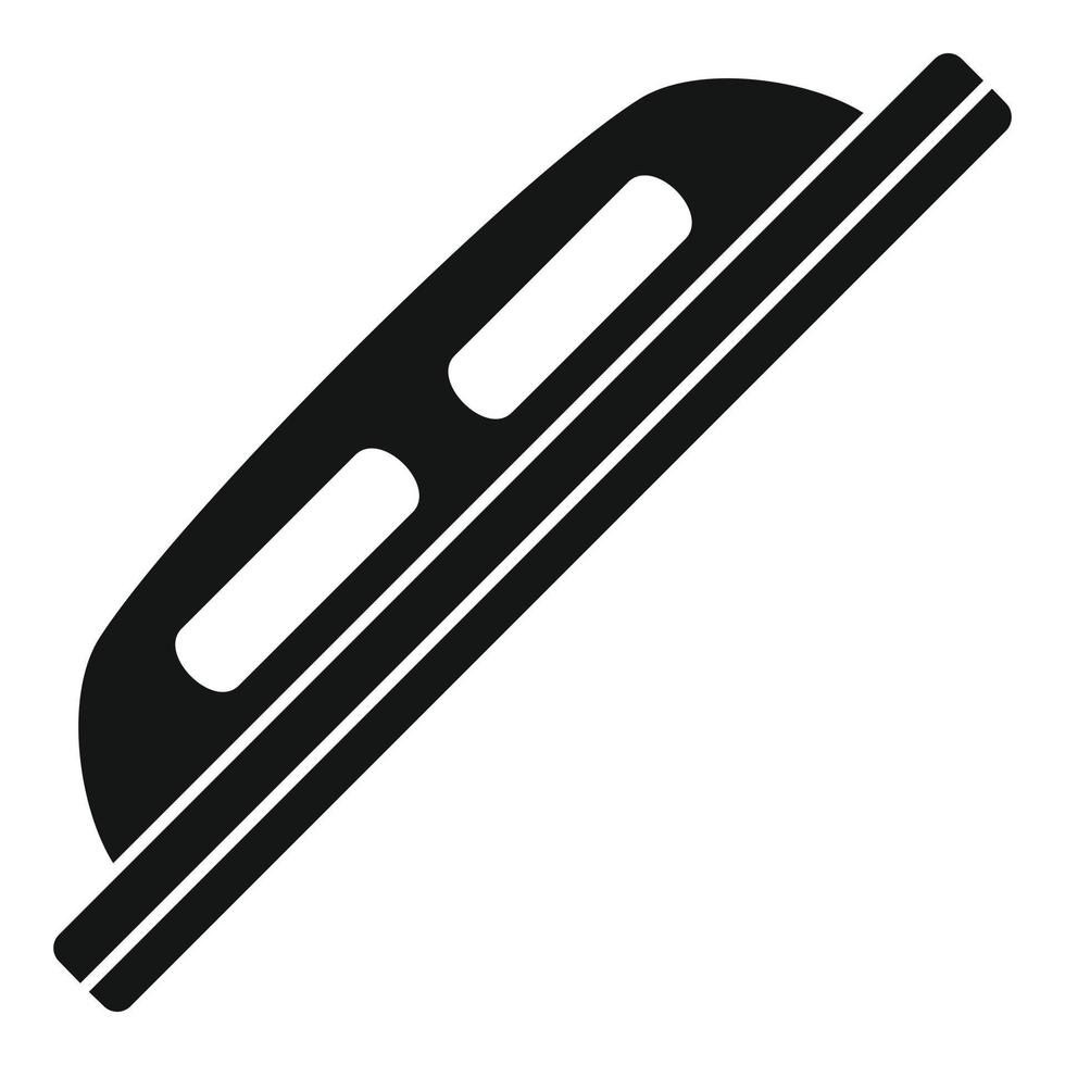Grout construction tool icon, simple style vector