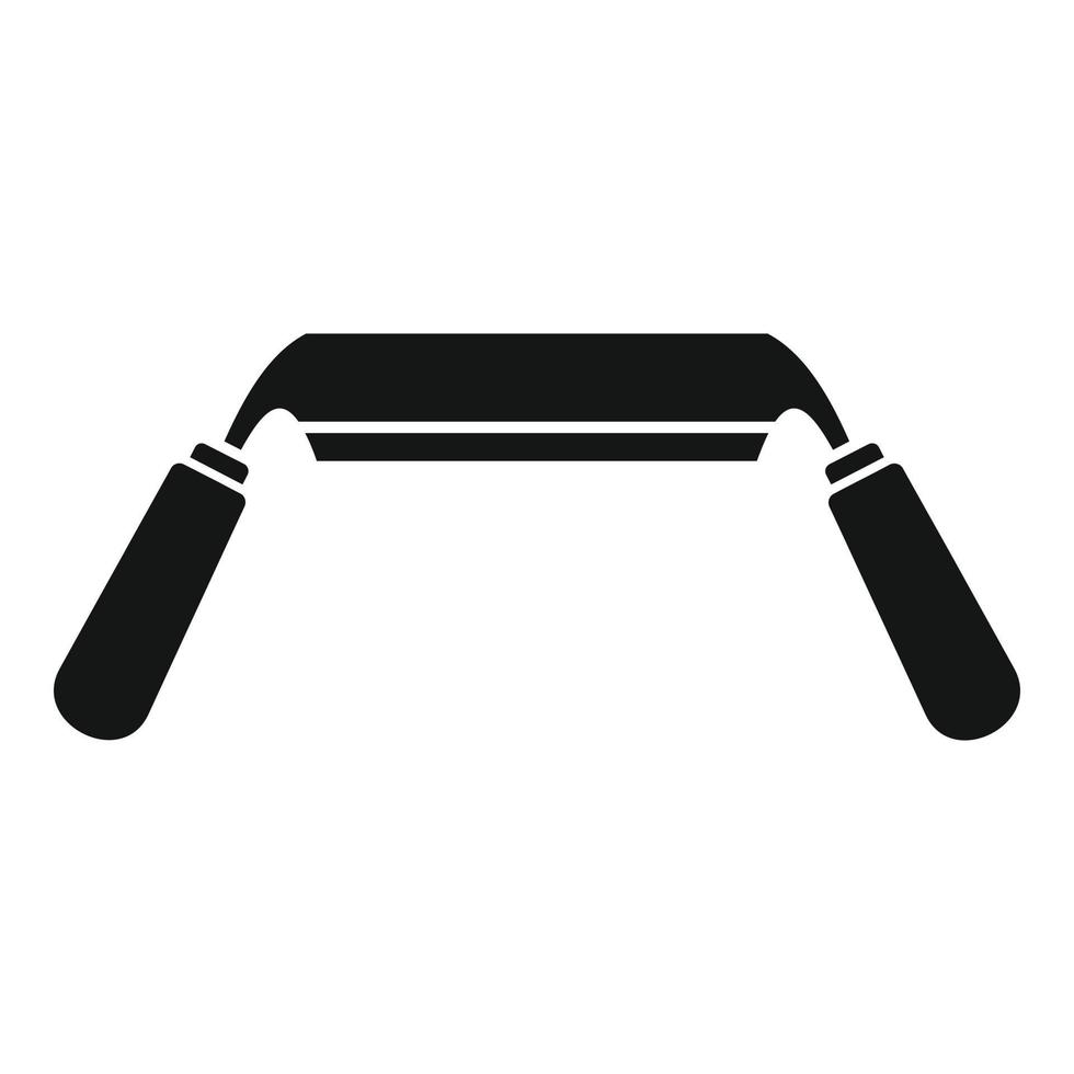 Spokeshave icon, simple style vector