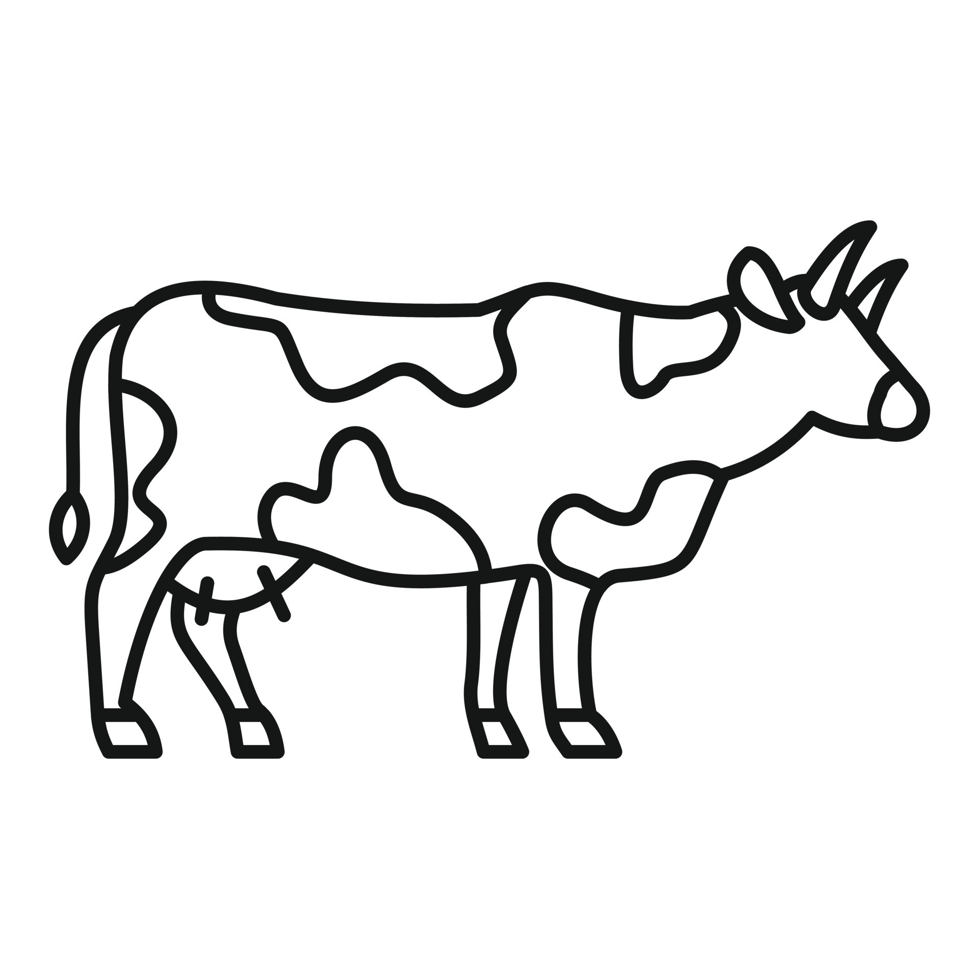 Cows Milk Clipart Outline