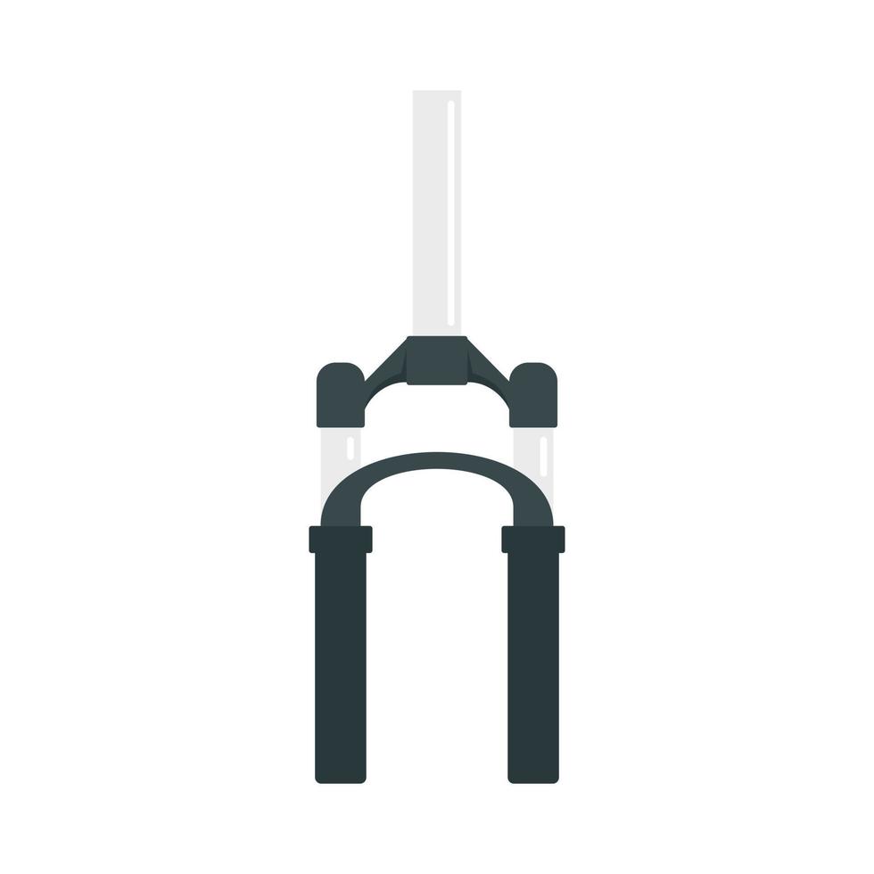 Bicycle fork icon, flat style vector