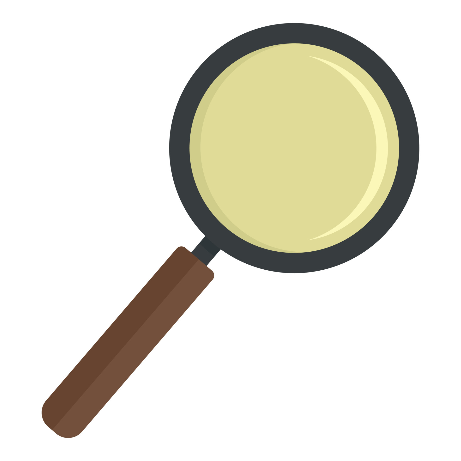 icono de lupa, estilo plano 14498067 Vector en Vecteezy