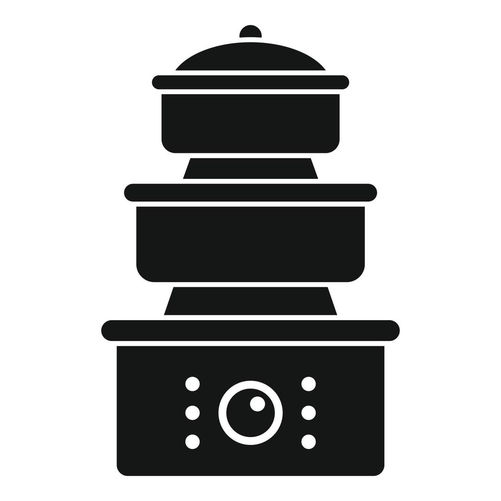 Cooker icon, simple style vector