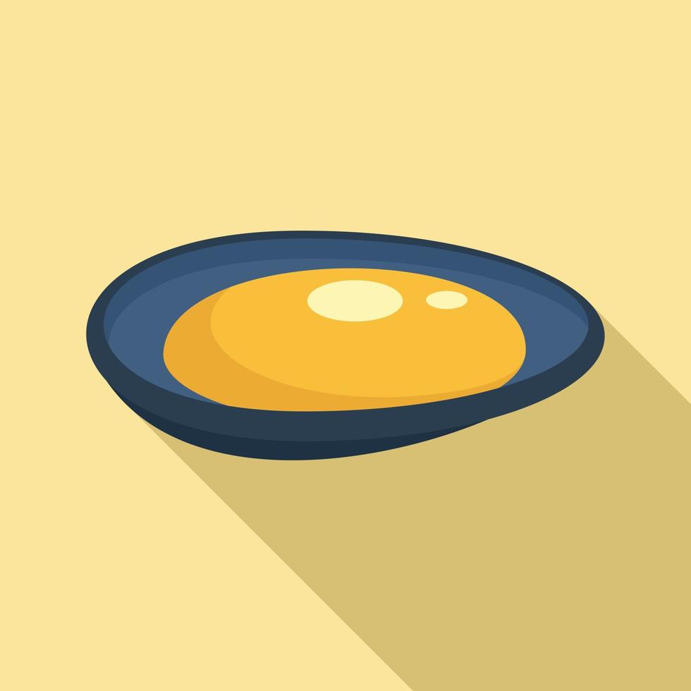 Mussels icon, flat style vector