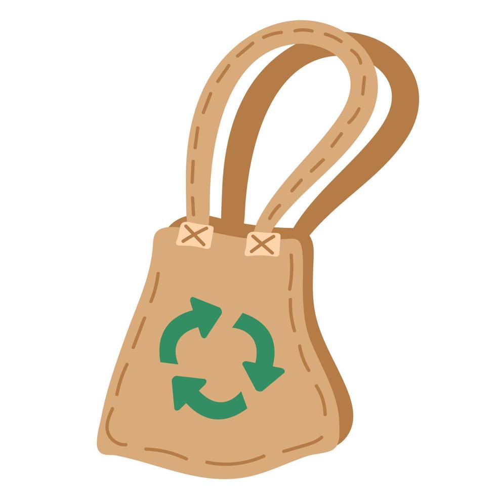 reusable handbag container vector