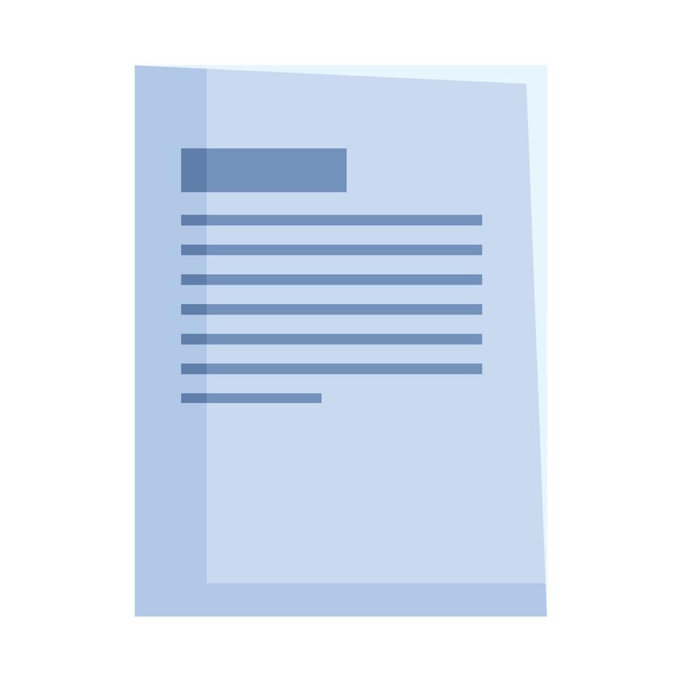 document file paper format vector