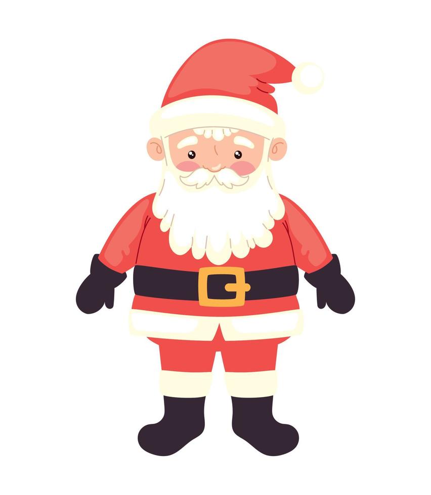 santa claus standing vector