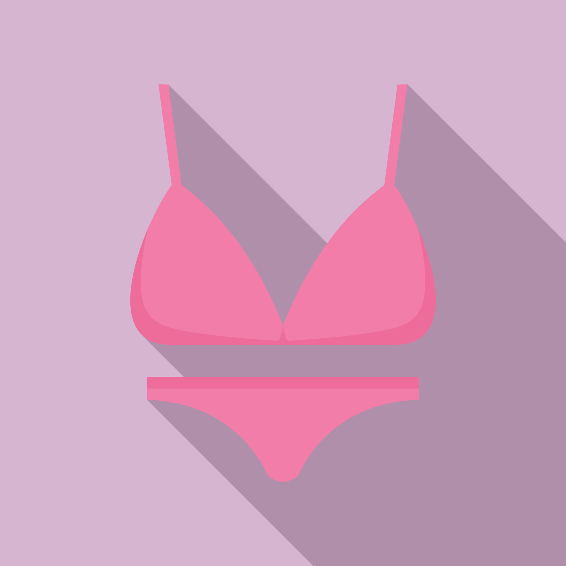 Sport swimsuit icon, flat style 14498340 Vector Art at Vecteezy