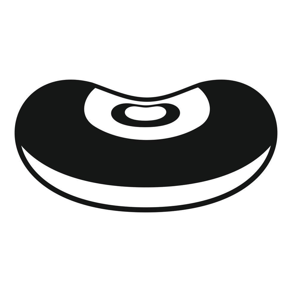 Pinto kidney bean icon, simple style vector