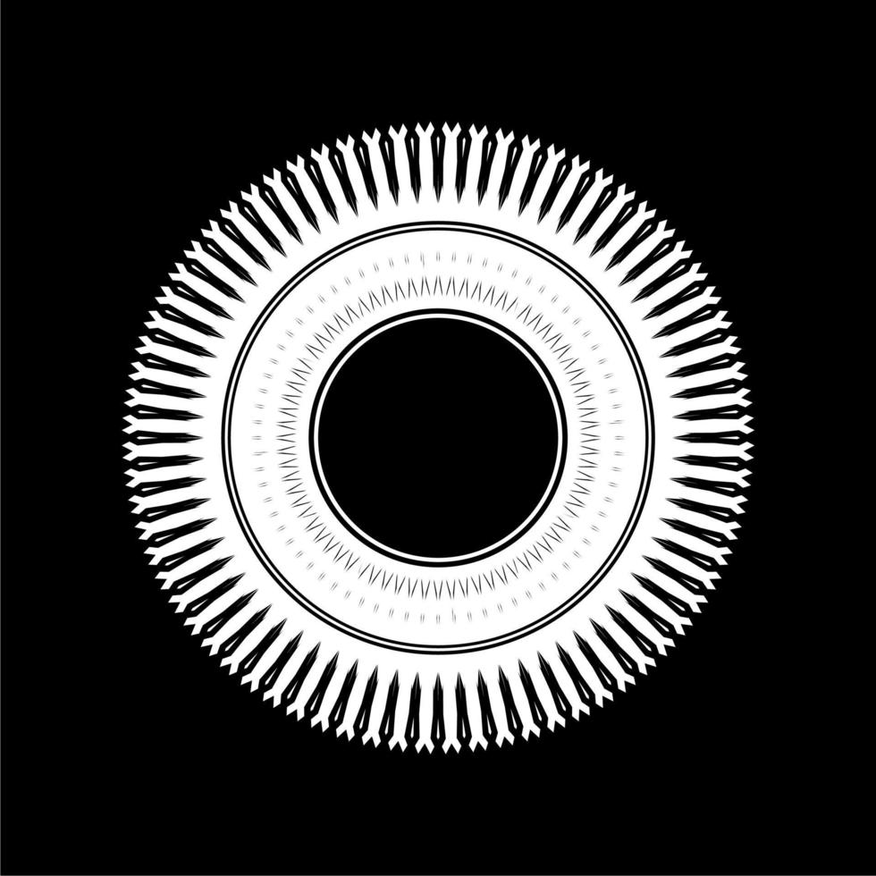 Ornamental Motifs Pattern Circle-Shaped for Decoration, Motifs Pattern, Ornate, Background, Website or Graphic Design Element. Vector Illustration