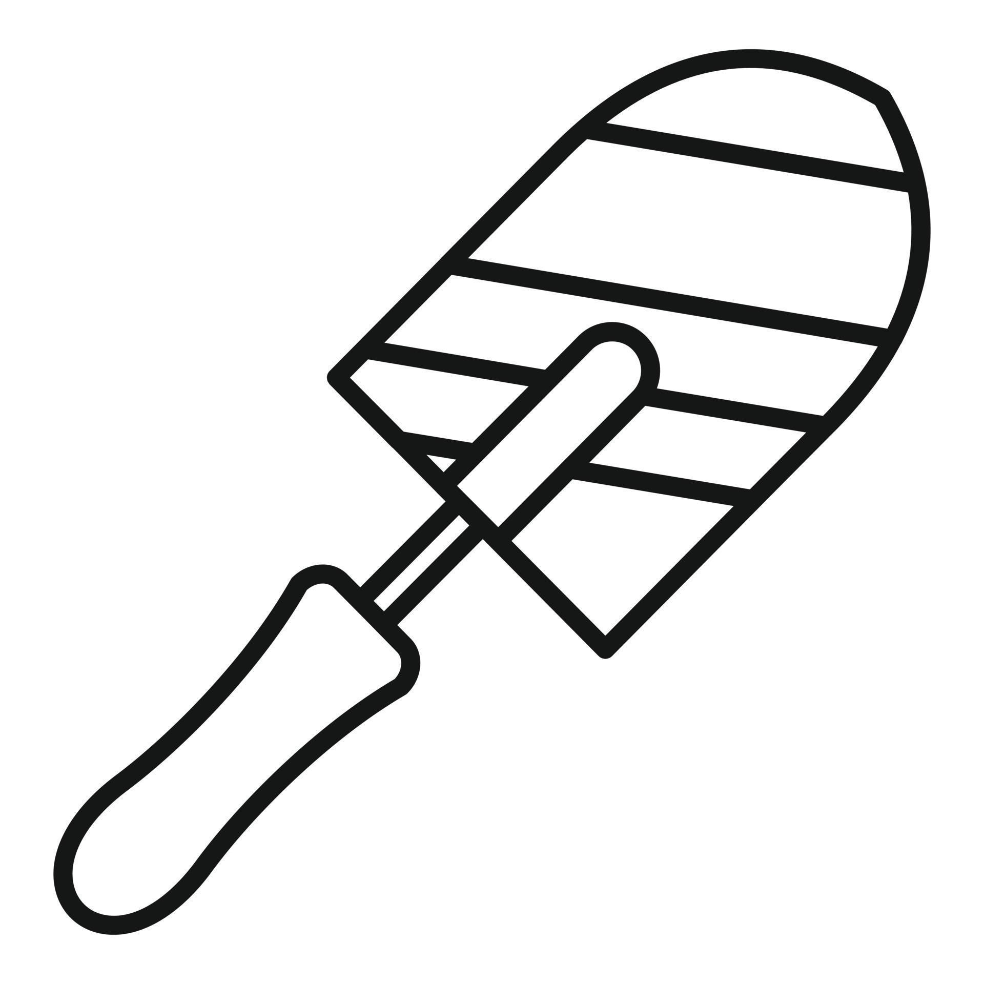 Brick trowel icon, outline style 14498643 Vector Art at Vecteezy