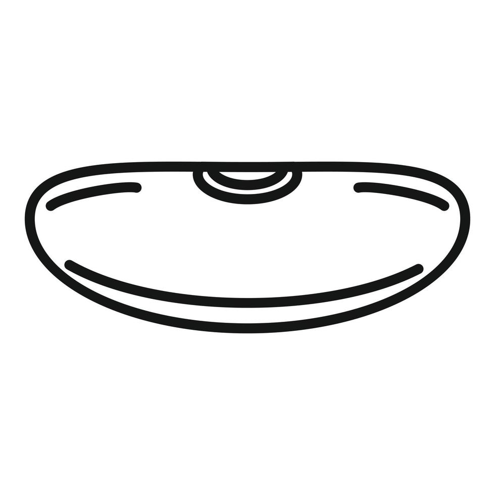 Adzuki kidney bean icon, outline style vector