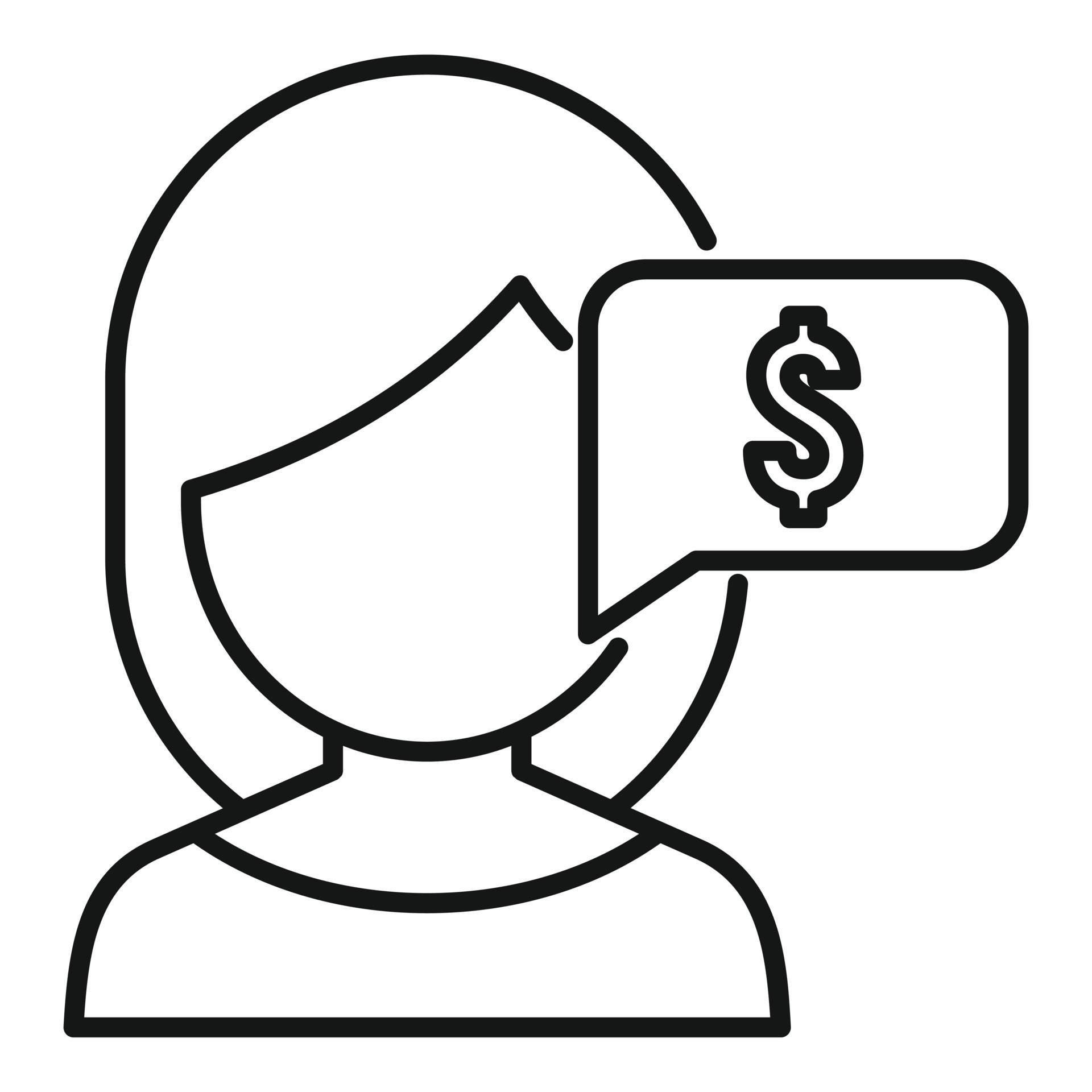 Girl ask online loan icon, outline style 14498759 Vector Art at Vecteezy