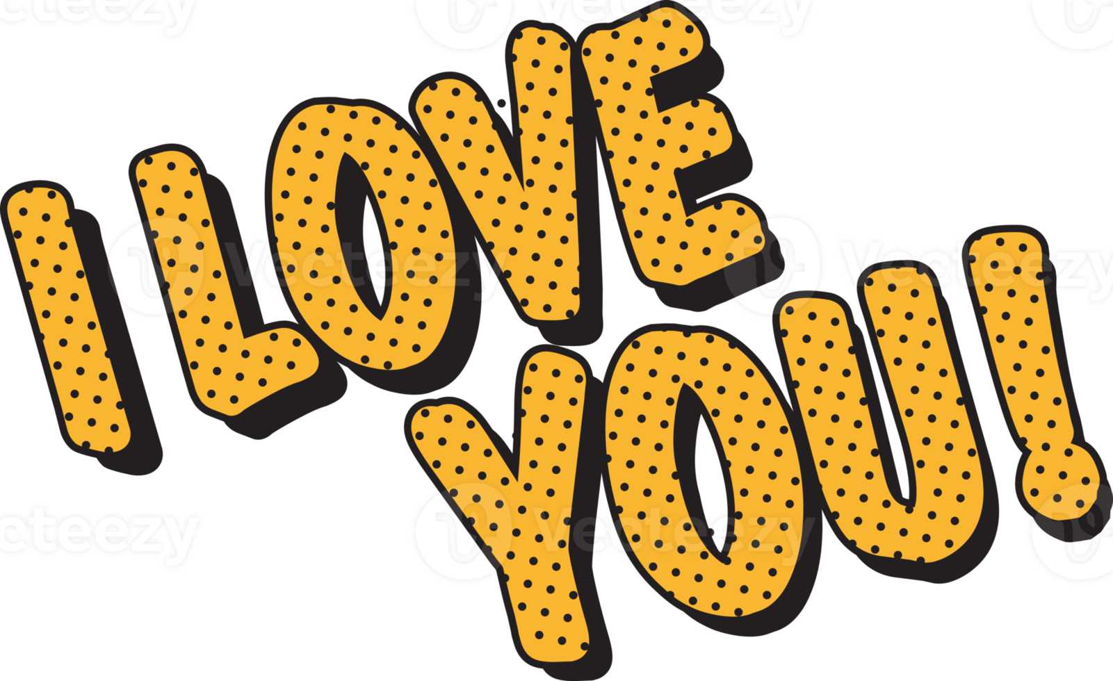 Love You Lettering png