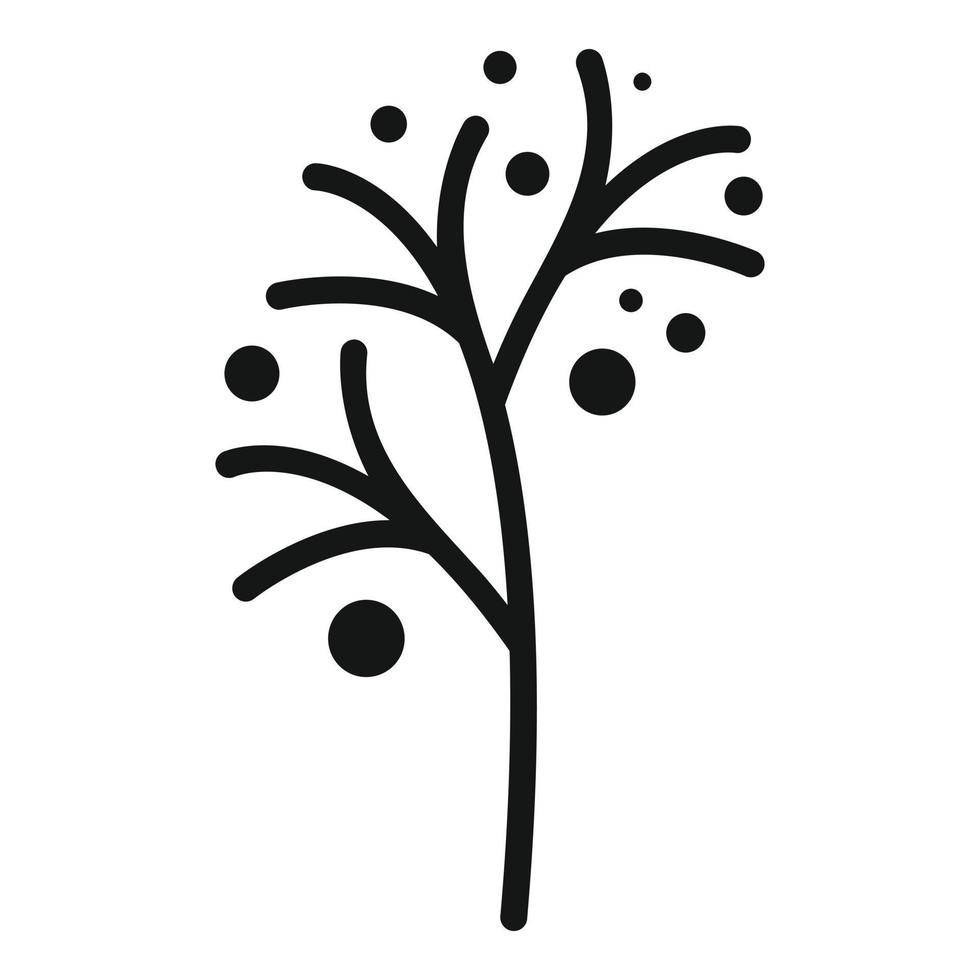 Plant herbs icon, simple style vector