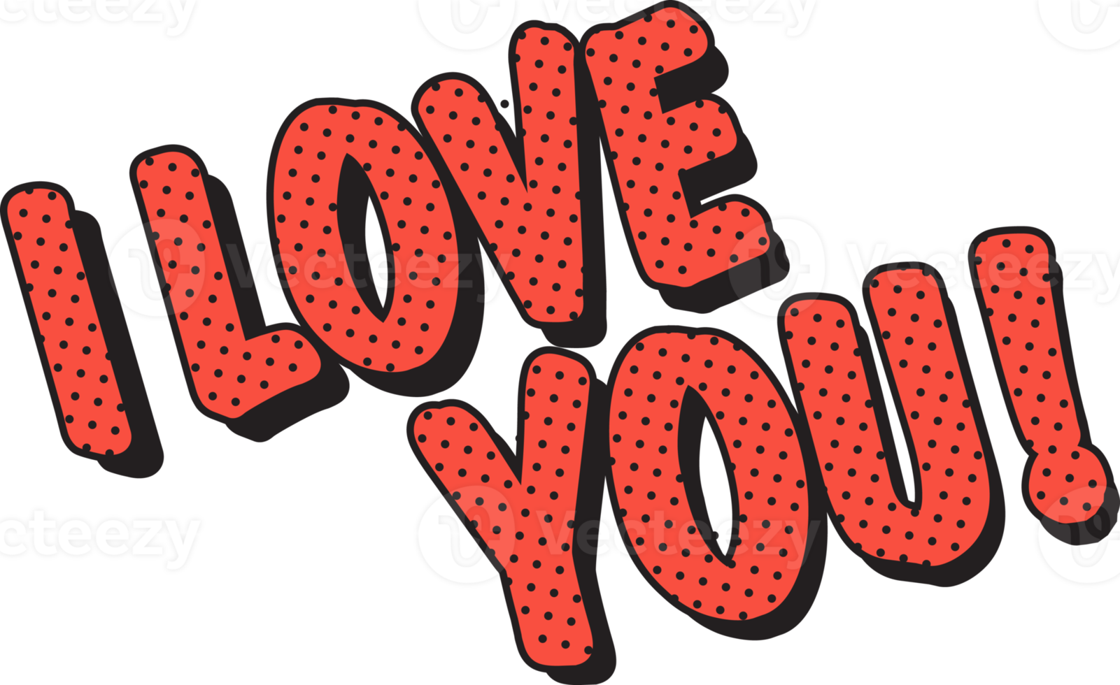 Love You Lettering png