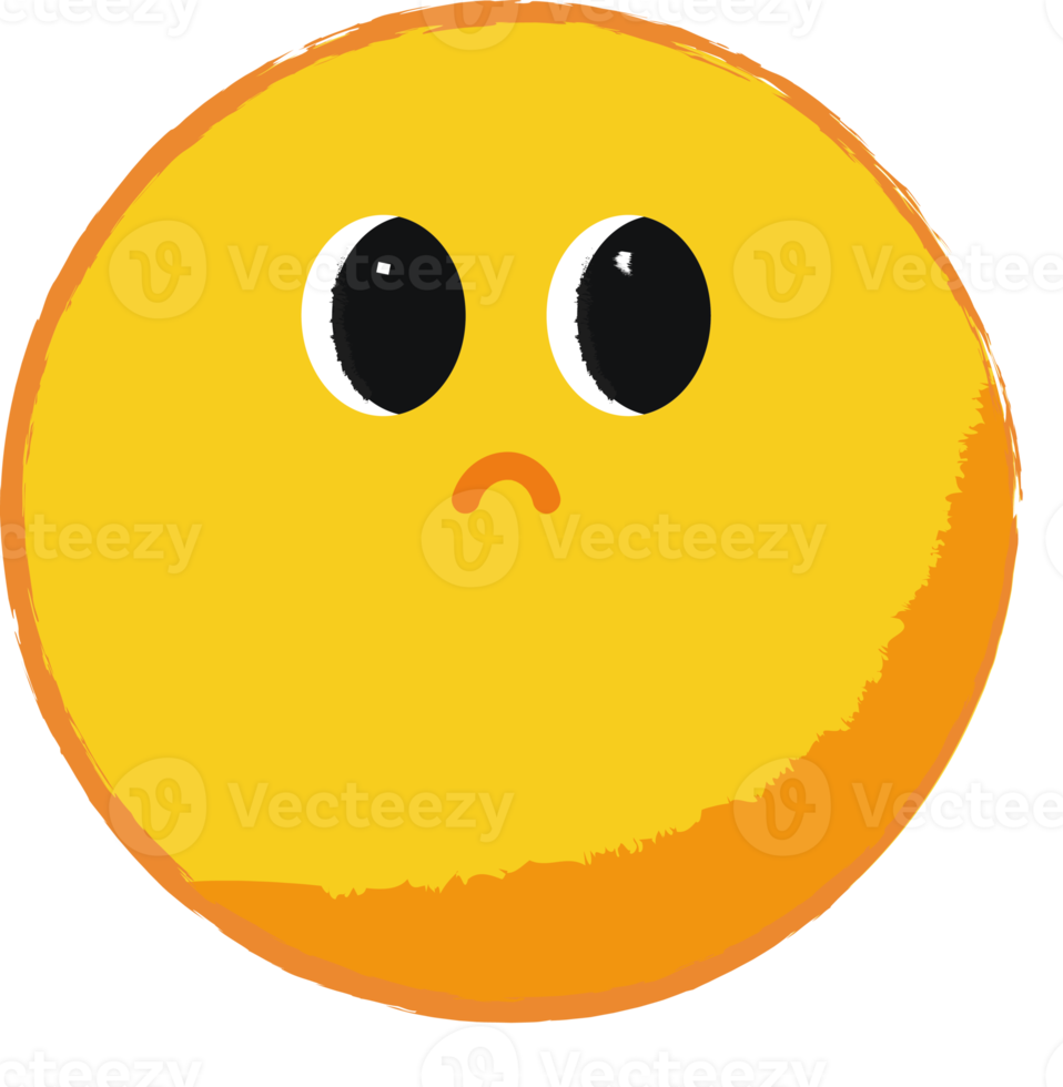 Emoticon Melancholy Face 14498878 PNG