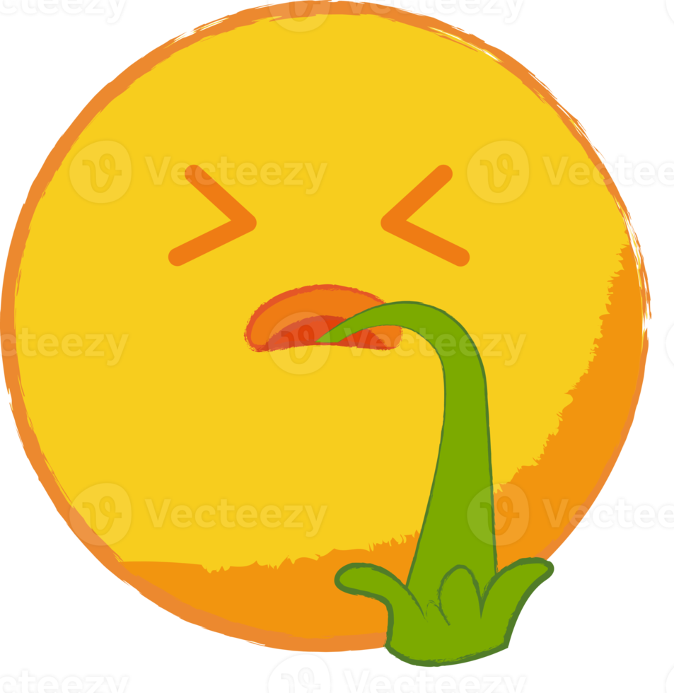Emoticon Sickness Face 14498881 PNG emoticon-sickness-face-14498881-png