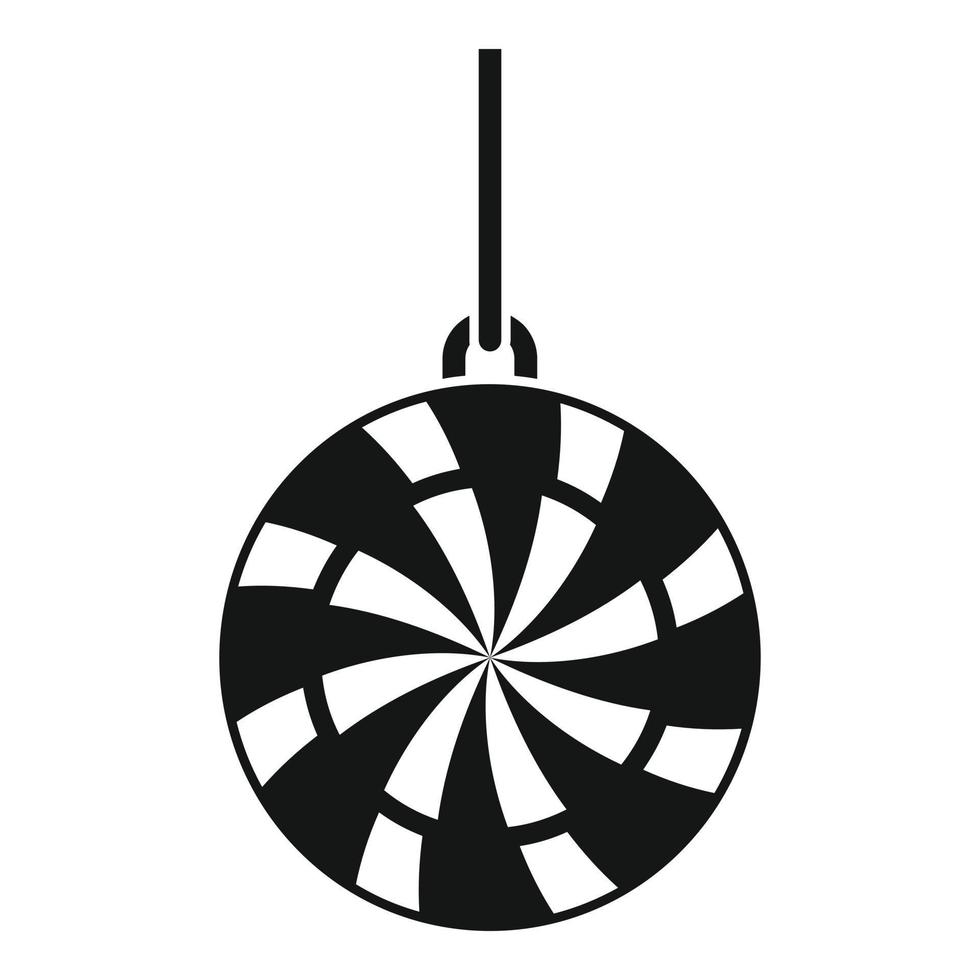 Relaxation pendulum icon, simple style vector