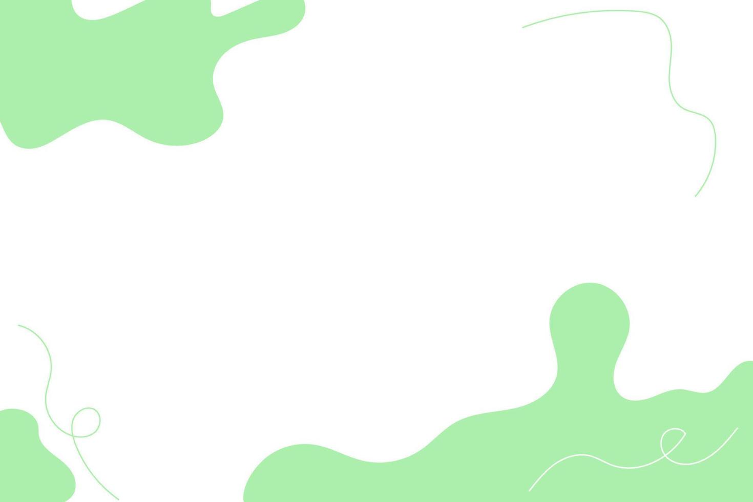 Minimalist background green abstract line vector