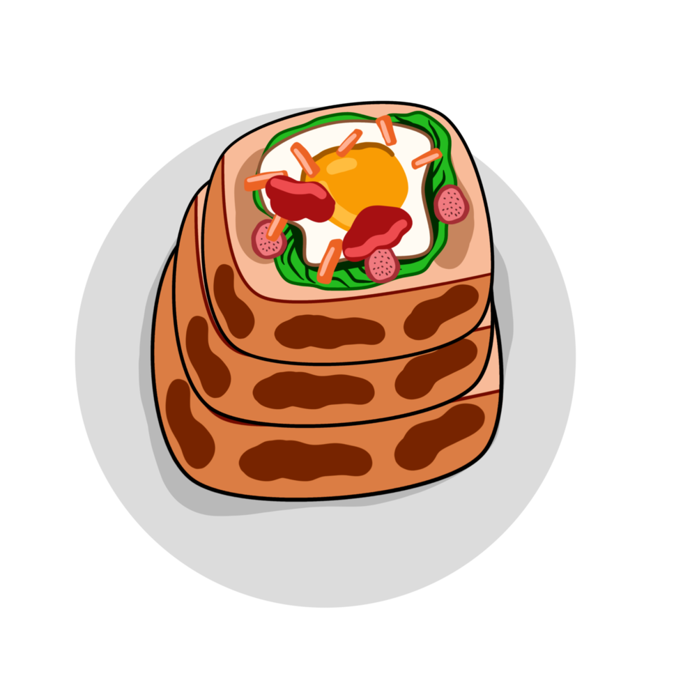 petit déjeuner sandwich oeuf png