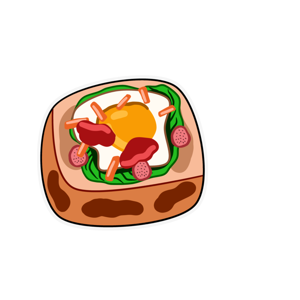 petit déjeuner sandwich oeuf png