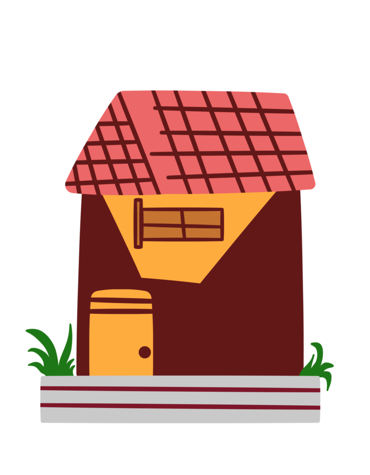 Aesthetic Simple House png