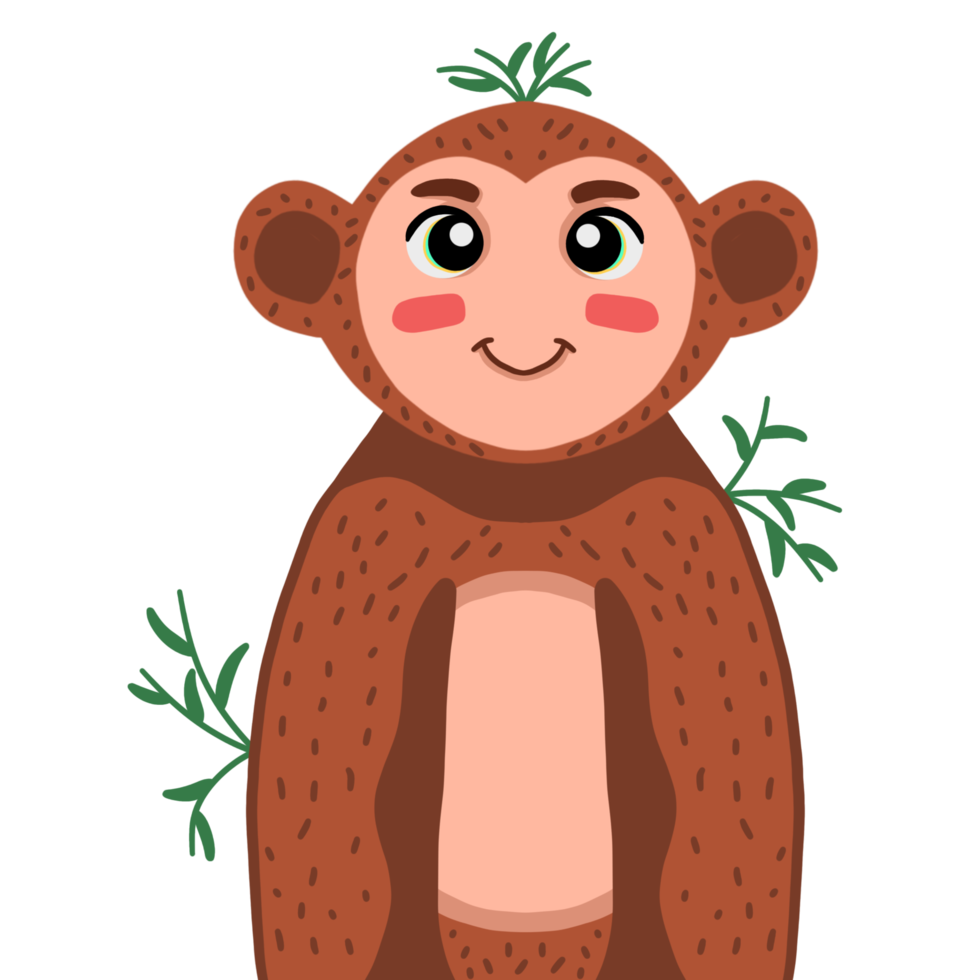 Macaco desenho simples png