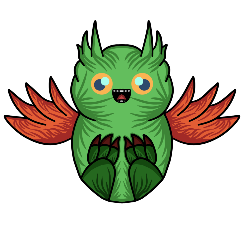 personnage monstre mignon png