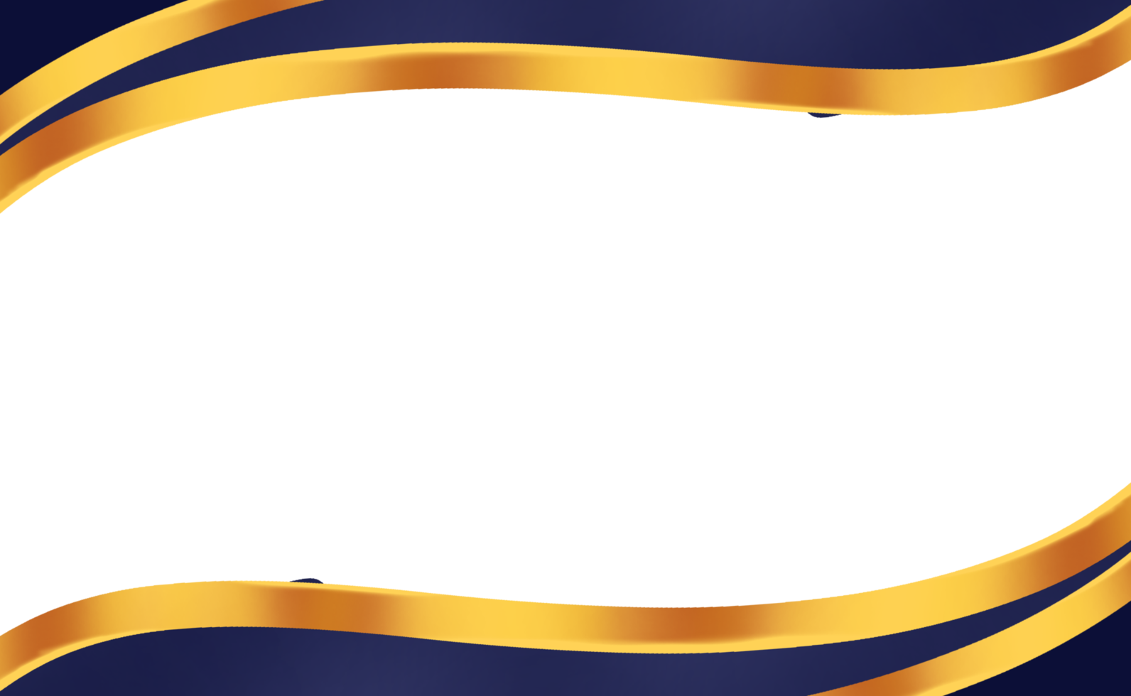 Frame luxury gold design png