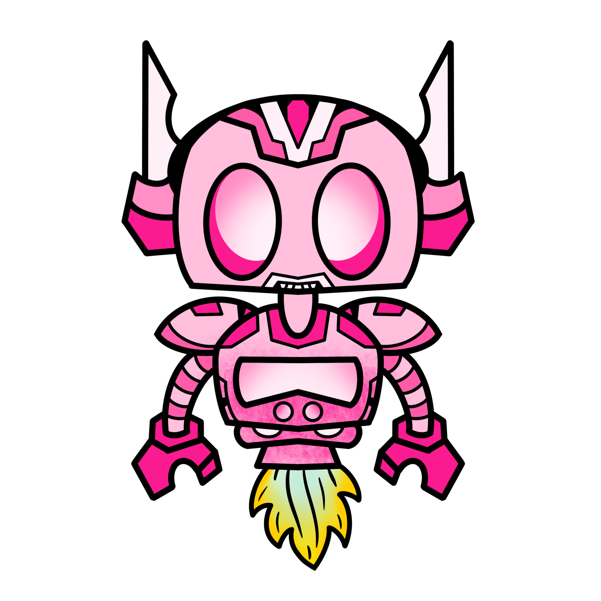The Pink Automated Robot 14500551 PNG